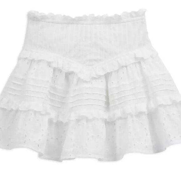 NWT KatiejNYC Girls White Willow Skirt Size Large (12) - Picture 2 of 2
